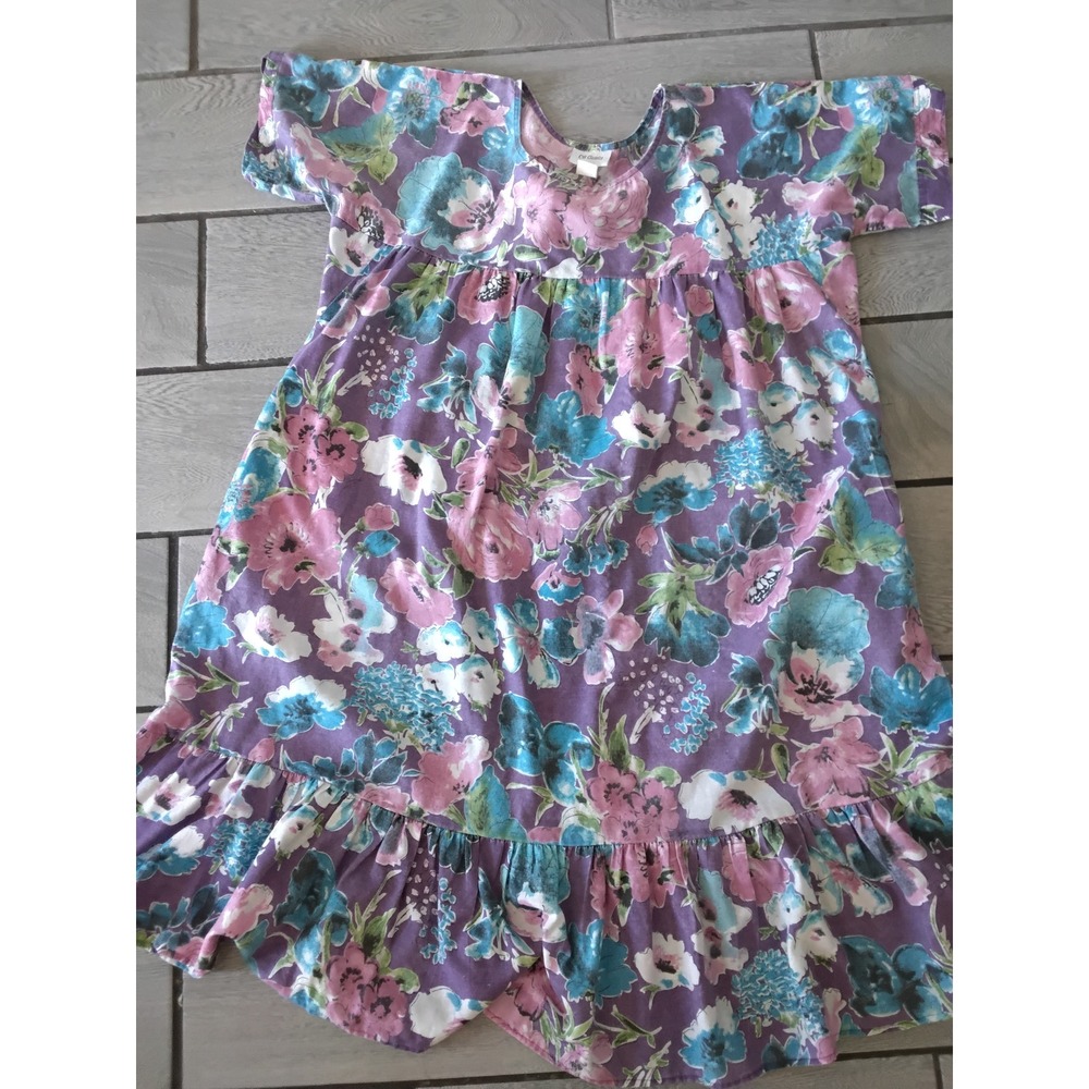 CW Classics Floral Muumuu House Dress Bundle 3 Pack Cotton Blend Pockets Large - Picture 6 of 10